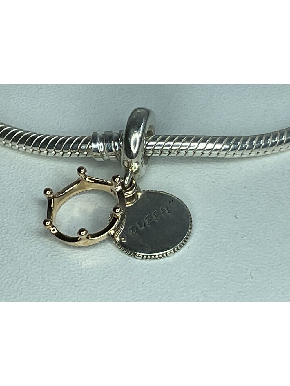 Pandora Rose Queen And Regal Crown Dangle Charm Retired